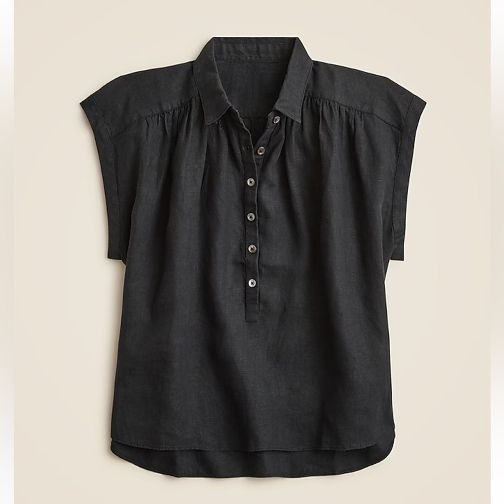 NWT J.Crew New Capitaine shirt in Baird McNutt Irish linen (size small) - Picture 4 of 7